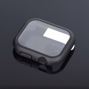 Bestsuit kuori hybridilasilla Apple Watch Series 7/8/9 45mm - grafiitti