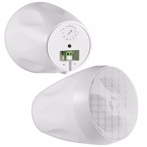 Ulkokaiuttimet, 40 W, 6,5 tuumaa, 2-suuntainen, valkoinen (pari)