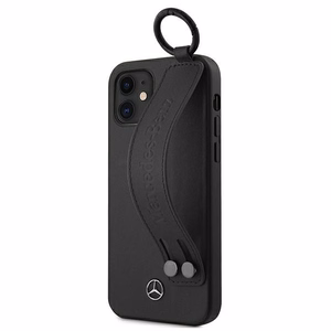 Mercedes Strap Line -kotelo iPhone 12 mini - musta