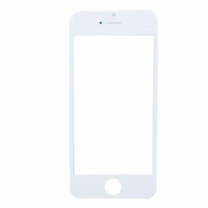 Apple iPhone 5G LCD-näyttölasi kehyksellä ja OCA:lla valkoinen ORG