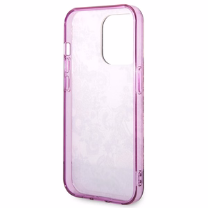 Guess Porcelain Collection Suojakuori iPhone 14 Pro Max:lle - fuksia
