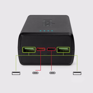 Powerbank SBS TTBB30000PD20K 30000 mAh 2 x USB-C 2 x USB-A - musta