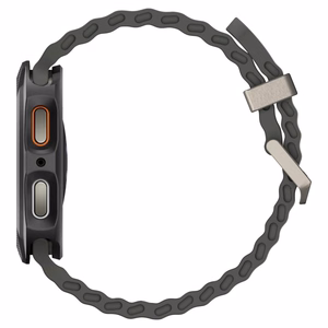 Spigen Liquid Air Suojakuori Samsung Galaxy Watch 8 44mm:lle - Matta Musta