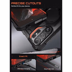 Supcase UB Grip Mag MagSafe Suojakuori Samsung Galaxy S26 Ultralle - Musta