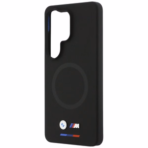BMW M Silikoninen MagSafe Suojakuori Samsung Galaxy S26 Ultra:lle - musta