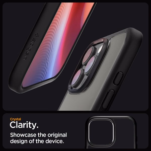 Spigen Ultra Hybrid Suojakuori iPhone 16 Pro - mattamusta