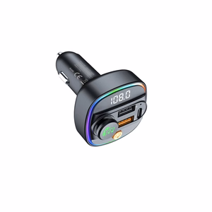 Devia Smart Bluetooth MP3 FM-lähetin auton laturi PD 30W 1x USB-C 2x USB 3A musta