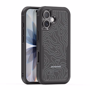 Dux Ducis Shld Suojakuori Apple iPhone 17 musta (Contour Pattern)