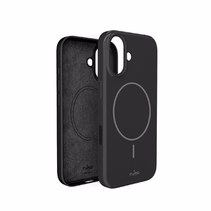 Puro Pulse iPhone 17 polykarbonaatti suojakuori - musta