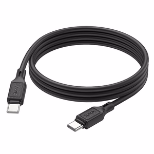 Hoco USB-C - USB-C -kaapeli 3A 60W 1 m X90 musta