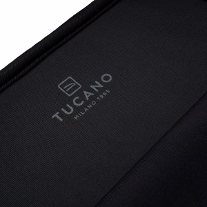 Tucano Velluto 2 neoprene sleeve with velvet exterior for 14-inch MacBook Pro and 13-inch laptops, black