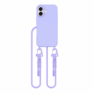 Tech-Protect MagNecklace MagSafe Suojakuori kaulanauhasolmulla iPhone 16:lle - Violetti