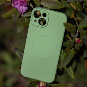 Suojakuori Simple Color Mag iPhone 16e / 17e vaaleanvihreä