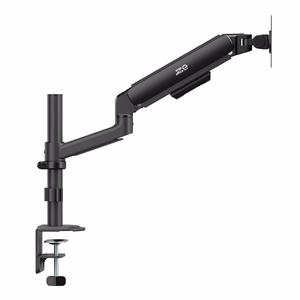 Ergo Office ER-691 B – kaasujousellinen näytönvarsi 17–32 tuuman näytölle, 1–10 kg, VESA enintään 100×100, mattamusta
