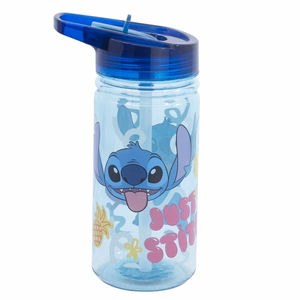 Disney Stitch Ecozen -pullo kahvalla ja juomanokalla, 475 ml