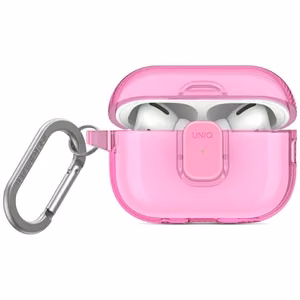 Uniq Glase Pro Suojakuori AirPods Pro 2:lle - vaaleanpunainen