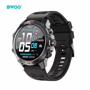 BWOO älykello WA-08 1.43” AMOLED musta