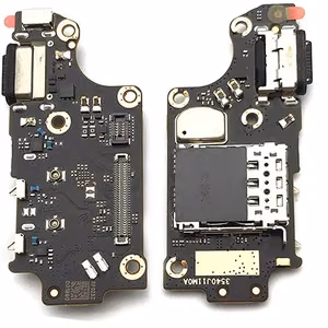Flex Xiaomi Poco F2 Pro latauspistokkeella ja mikrofonilla, SIM-kortin kontakti ORG