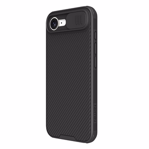 Nillkin Camshield Pro Suojakuori iPhone 16e / 17e:lle - musta