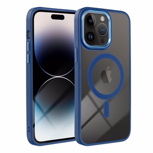Suojakuori iPhone 15 PRO:lle Color Edge Mag Cover yhteensopiva MagSafe sininen