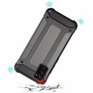 Hybrid Armor Case Kova kestävä suojus Samsung Galaxy A03s musta