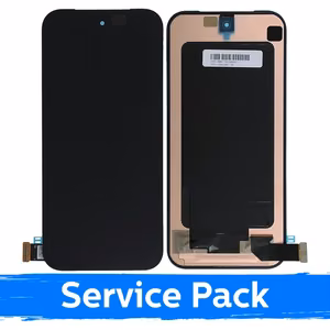 LCD-näyttö laitteelle Google Pixel 9 Pro Fold  (ulkoinen) musta (Service Pack)