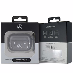 Mercedes MEAP8DPMGS AirPods Pro suojus musta/musta Large Star Pattern