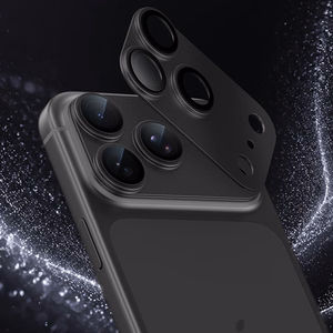 Benks OmniWarrior integroitu metallinen kameran linssinsuoja (C.M.SX.AP.BK.R070) iPhone 18 Pro -puhelimelle (AR, musta)