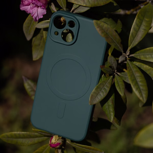 Simple Color Mag case for iPhone 16 Plus 6,7" dark green
