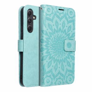 MEZZO lompakkokotelo SAMSUNG A54 5G mandala-kuvio, vihreä
