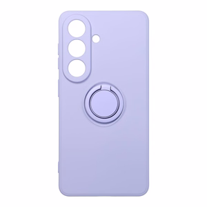 Suojakuori Samsung S26 silikoninen sormusrakenne violetti