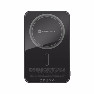 Varavirtalähde MagSafella Forcell F-Energy SuperSlim F5K8 QC4.0 PD3.0 15W 5000 mAh musta