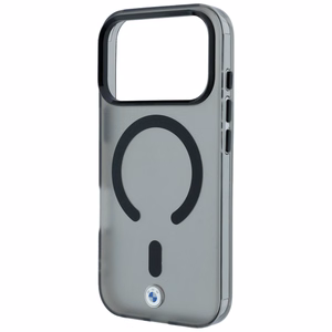 BMW Sign Frosted IML & MetalL Logo MagSafe suojakuori mallille iPhone 17 Pro Max / 18 Pro Max – musta