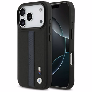 BMW M Perforated Stripe Logo MagSafe Suojakuori iPhone 17 Pro:lle - Sininen