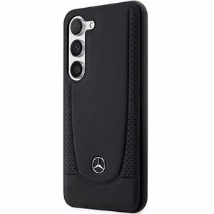 Mercedes Leather Urban suojakuori Samsung Galaxy S23 FE:lle - musta