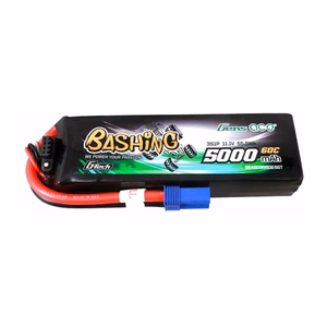 GensAce G-Tech LiPo-akku 5000 mAh 11,1 V 60C 3S1P, EC5-liittimellä