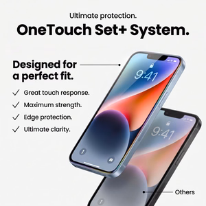Tech-Protect OneTouch Set+ -karkaistut suojalasit laitteelle iPhone 18 Pro / 17 Pro, 2 kpl