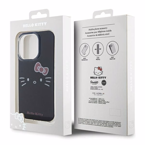 Hello Kitty IML Kitty Face Suojakuori iPhone 14 Pro Max:lle - musta