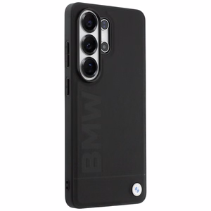 BMW Leather Hot Stamp MagSafe suojakuori Samsung Galaxy S26 Ultra:lle musta