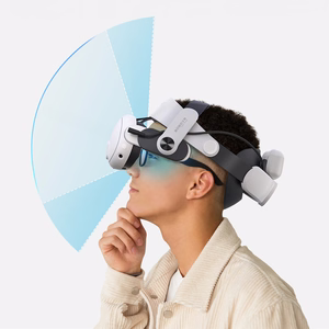 BoboVR M3 Pro hihna Meta Quest 3 VR-kuulokkeille + BoboVR B2 akku - musta ja valkoinen