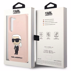 Karl Lagerfeld KLHCS23MSNIKBCP S23+ S916 kovakuori vaaleanpunainen/vaaleanpunainen Silikoninen Ikonik