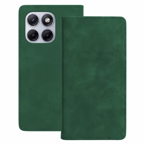 Smart Suede -kuori mallille Motorola Moto G34, vihreä