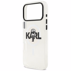 Karl Lagerfeld IML Karl Sketch Logo MagSafe Suojakuori iPhone 17 Pro Max:lle - Läpinäkyvä