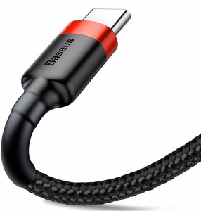 Baseus Cafule USB cable 2 m USB A USB C Black, Red