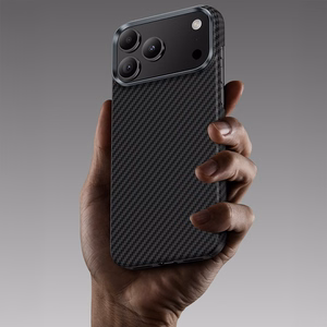 Benks Magneettinen Armor Air Kevlar Suojakuori Metal Frame 600D (0070) iPhone 17 Pro Max:lle musta