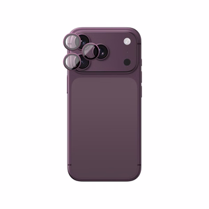 AmazingThing Titan Vision Lens safiirilasinen kameran linssinsuojus mallille iPhone 18 Pro / 18 Pro Max – väri: violetti