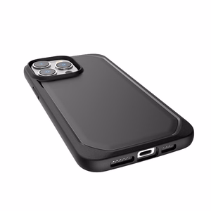 X-Doria Raptic Slim suojakuori iPhone 14 Pro Max -laitteelle, biohajoava, musta