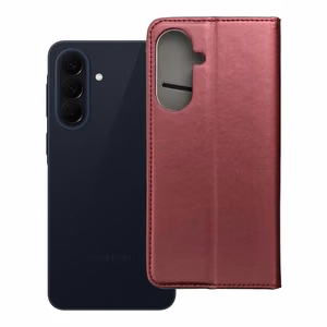 SMART MAGNETO Book -suojakuori Samsung A57:lle viininpunainen