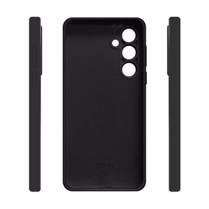 Etteri Silicone case for Samsung Galaxy S24 FE black