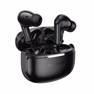 Borofone TWS Bluetooth kuulokkeet FQ9 Plus Peaceful ANC+ENC musta